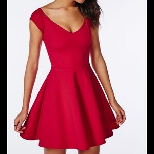 Hollister Fit & Flare Pink Skater Dress S